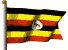 the national flag of Uganda